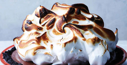 CHOCOLATE CREAM PIE WITH TOASTED MERINGUE