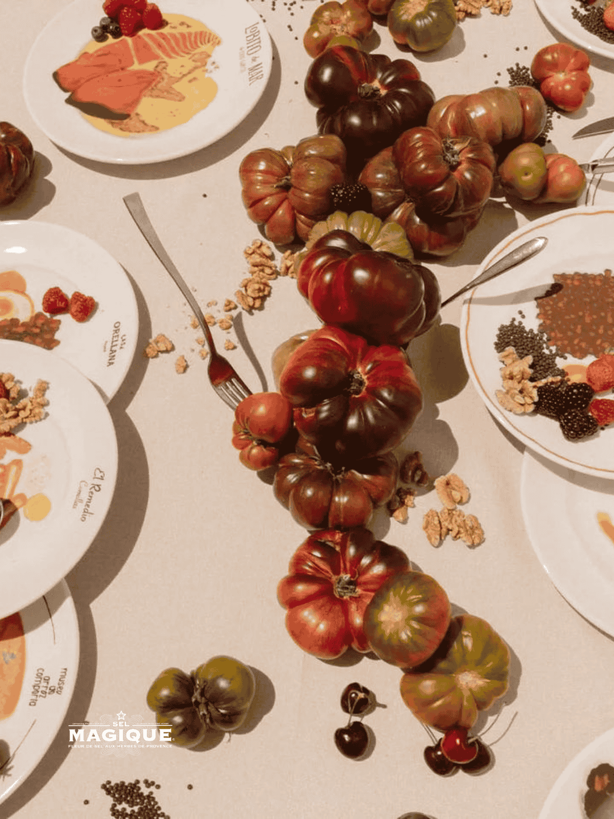 Summer Tomatoes with Sel Magique