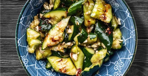 SMASHED CHILI CUCUMBERS