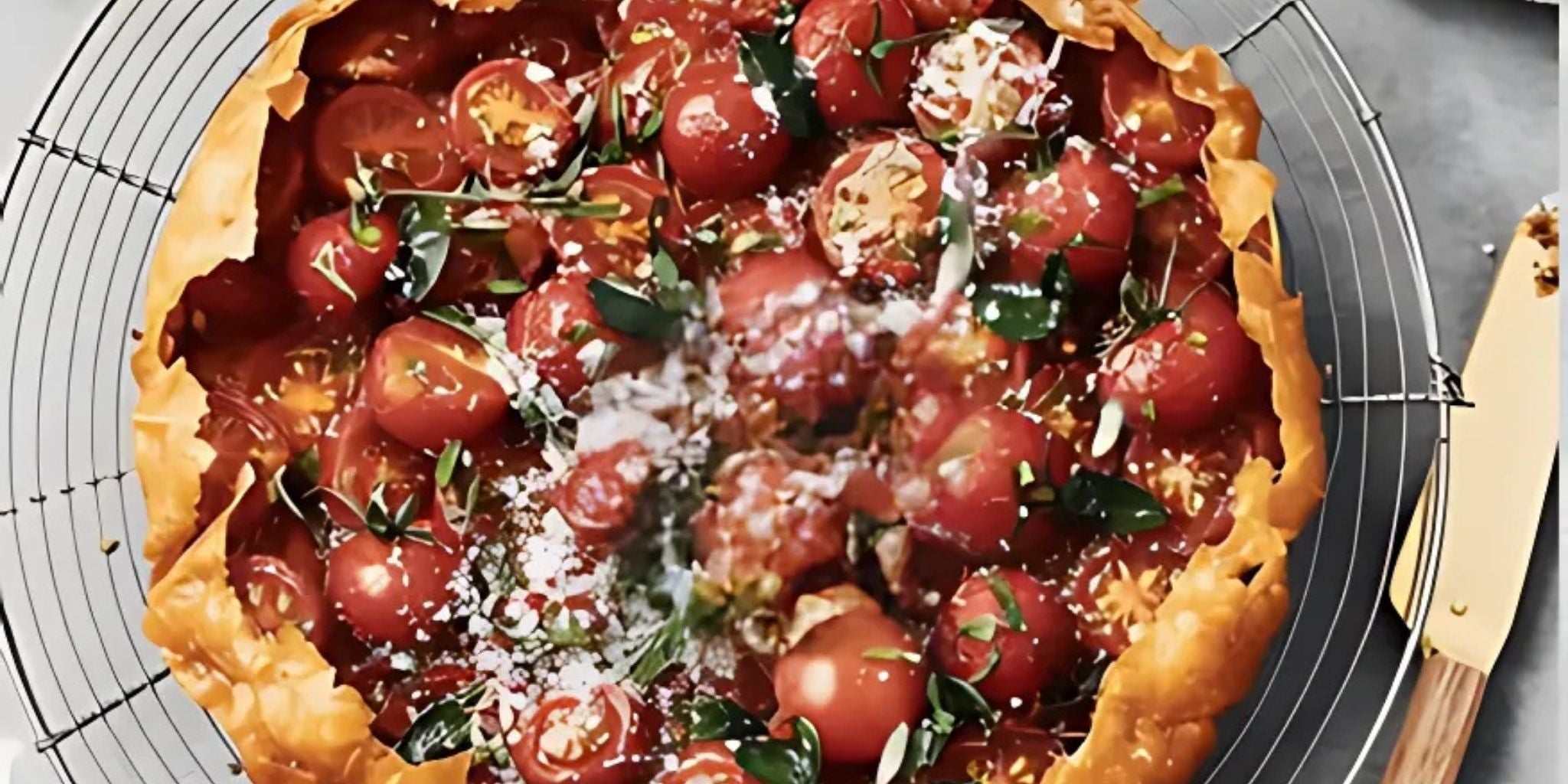 Summer Tomato Tartin with Sel Magique 
